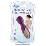 Cloud 9 Health and Wellness Flexi-Massager Rechargeable Wand - Purple