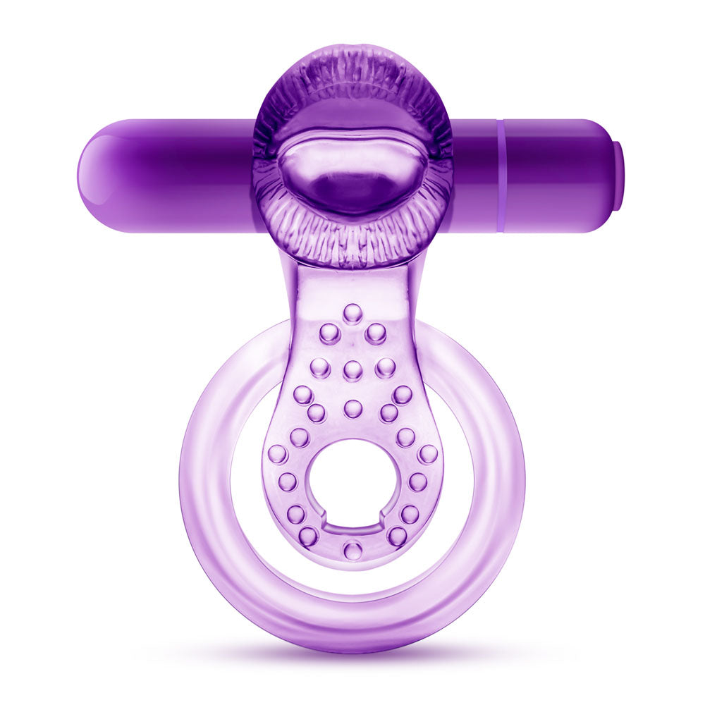 Play With Me - Lick It - Vibrating Double Strap Cockring