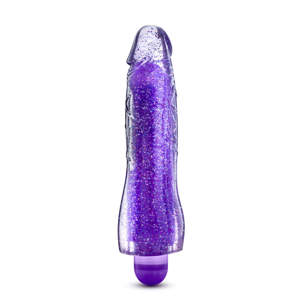 Glow Dicks - Molly Glitter Vibrator - Purple Exotic Zone Shop Glow Dicks - Molly Glitter Vibrator - Purple Exotic Zone Shop