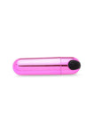 Bang! 10X Vibrating Metallic Rechargeable Bullet Vibrator - Pink