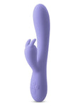 Inya Love Bunny Rechargeable Silicone Rabbit Vibrator - Purple