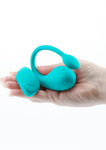 Inya Venus Rechargeable Silicone Vibrator with Remote Control - Teal