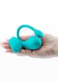 Inya Venus Rechargeable Silicone Vibrator with Remote Control - Teal