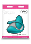 Inya Venus Rechargeable Silicone Vibrator with Remote Control - Teal