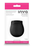 Inya The Rose Silicone Rechargeable Clitoral Stimulator - Black