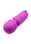 Bang! 10X Mini Silicone Rechargeable Wand - Purple