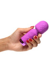 Bang! 10X Mini Silicone Rechargeable Wand - Purple