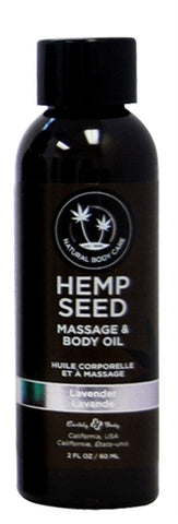 Hemp Seed Massage Oil - 2 Fl. Oz. - Lavender