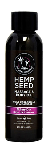 Hemp Seed Massage Oil - 2 Fl. Oz. - Skinny Dip