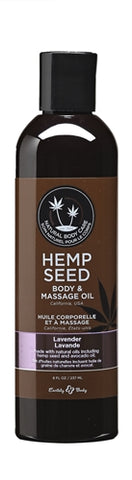 Hemp Seed Massage Oil - 8 Fl. Oz. - Lavender