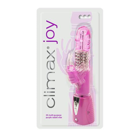 Climax Joy 3x Multi-Purpose Rabbit Vibe - Purple