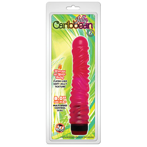 Jelly Caribbean #6 Ribbed-Pink 8