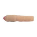 Cyberskin 3 In. Xtra Thick Uncut Transformer Penis Extension - Light