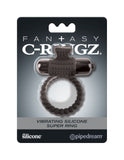 Fantasy C-Ringz Vibrating Silicone Super Ring- Black
