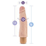Dr. Skin - Cock Vibe 14 - 8 Inch Vibrating Cock - Beige