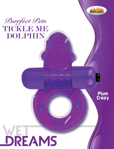 Purrfect Tickle Me Dolphin - Purple