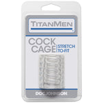 Titanmen Cock Cage - Clear